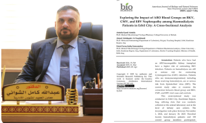 A lecturer from the University of Kirkuk publishes scientific research in an international journal