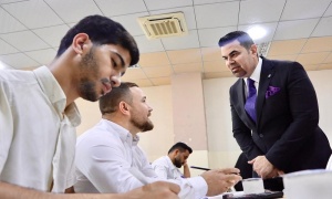 The President of Kirkuk University inspects the final exams and urges the removal of all obstacles facing students.