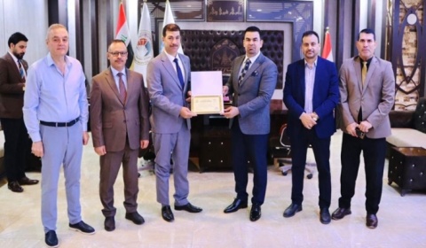 Kirkuk University organizes a seminar on global rankings, and its president honors the Times Higher Education World University Rankings Committee.
