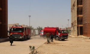As part of its continuous endeavor to enhance safety procedures .. The University of Kirkuk conducts an exercise on Civil Defense works and safety requirements in the complex of internal departments