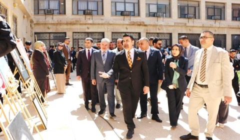 Kirkuk University shines with the creativity of its students at the University Fine Arts Festival