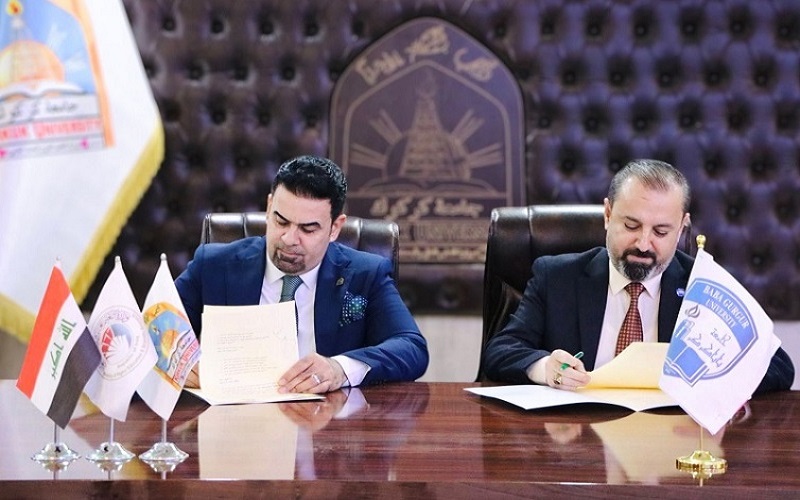 University of Kirkuk signs a joint scientific cooperation agreement with babaker University