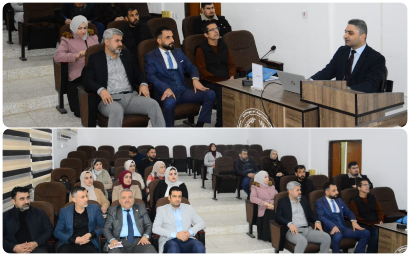 A training workshop at the University of Kirkuk on the use of artificial intelligence tools in research and academic writing