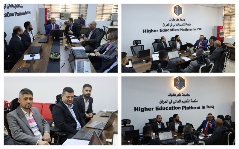 In support of the digital transformation project .. Kirkuk university prepares a room for technical support for the student information management system (SIS)