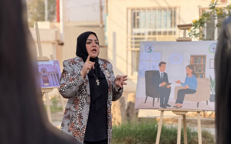 Coinciding with the indicative week .. The University of Kirkuk organizes an orientation festival in a number of its faculties