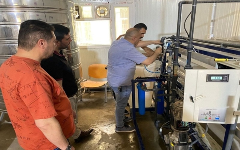 The University of Kirkuk conducts a comprehensive periodic maintenance campaign for the desalination system in the student residential complex