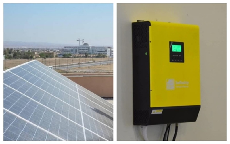 As part of the University's plan to switch to the use of alternative energy, the University of Kirkuk opens a solar energy system in a number of its faculties