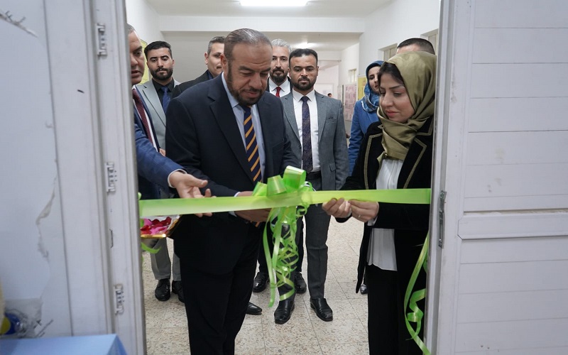 Within the community service portal..   Director of the Department of internal departments affairs supports the artistic demonstration "creative hands" in Kirkuk