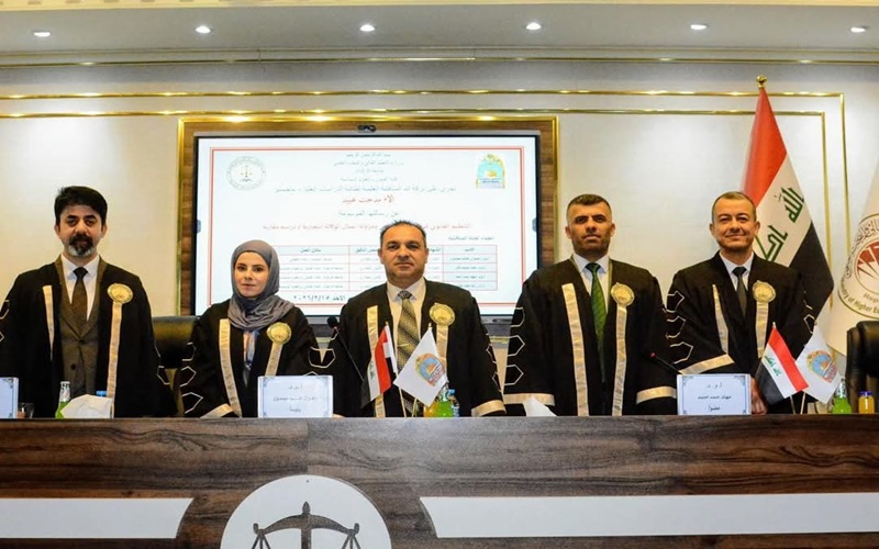 A master's thesis at Kirkuk University discusses the legal framework for regulating the licensing and practice of commercial agency activities.