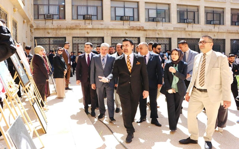 Kirkuk University shines with the creativity of its students at the University Fine Arts Festival