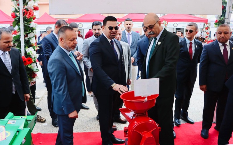 On the sidelines of the conference proceedings, the President of Kirkuk University inaugurated the Scientific, Medical, and Cultural Creativity Exhibition.