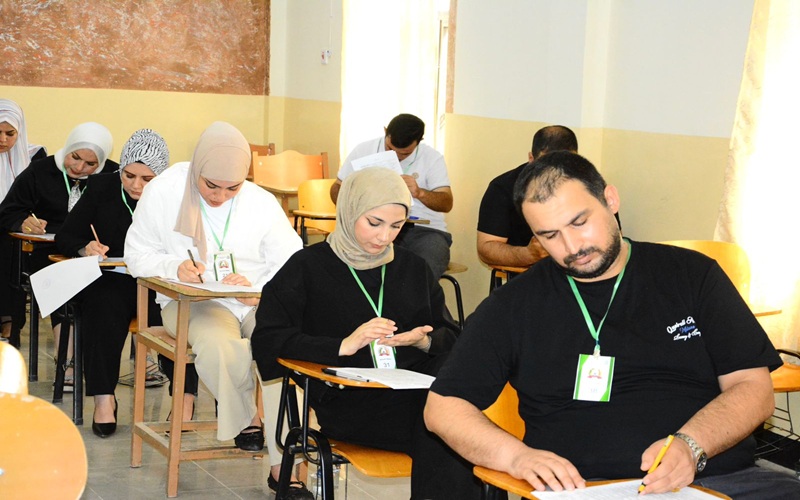 With the participation of over a thousand students, competitive entrance exams for postgraduate studies at Kirkuk University commenced.