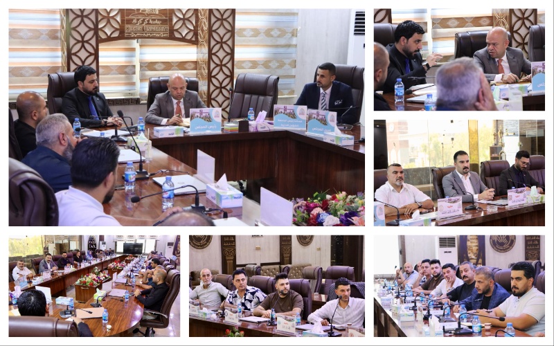 Kirkuk University holds an expanded meeting to regulate the media environment and social media platforms.