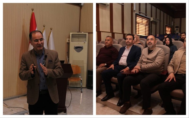 An awareness seminar was held at Kirkuk University about healthy nutrition during the month of Ramadan.