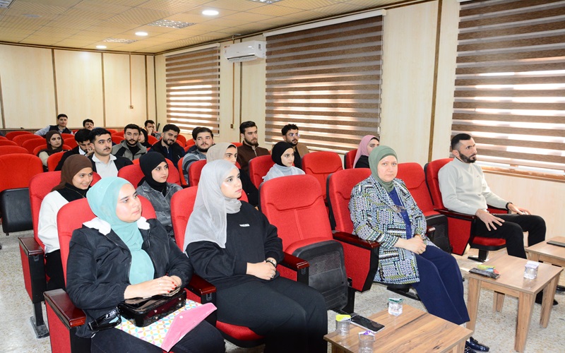 A workshop at Kirkuk University on introducing the principles of human rights.