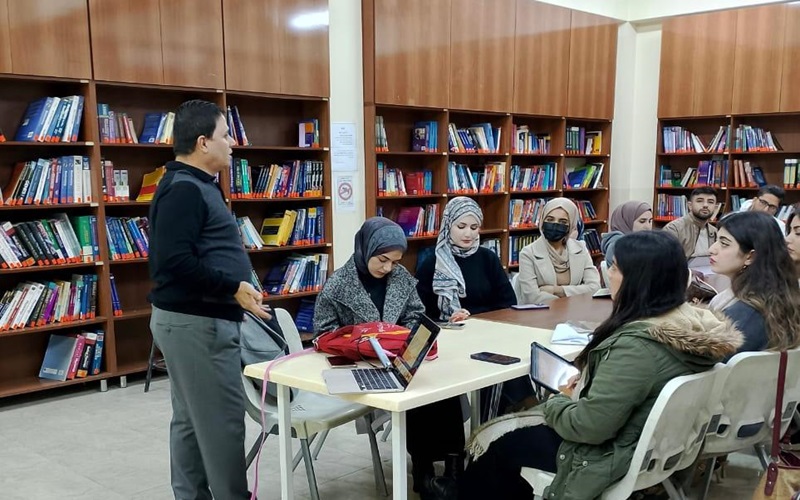For the second day in a row, college students flock to libraries in conjunction with the "Read" initiative.