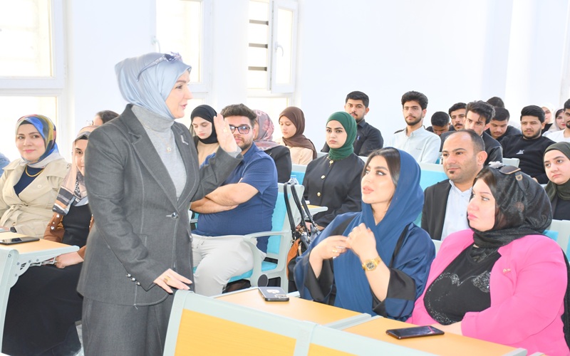 Kirkuk University organizes a lecture on the concept of UN Resolution (1325) and the mechanisms for achieving its goals.