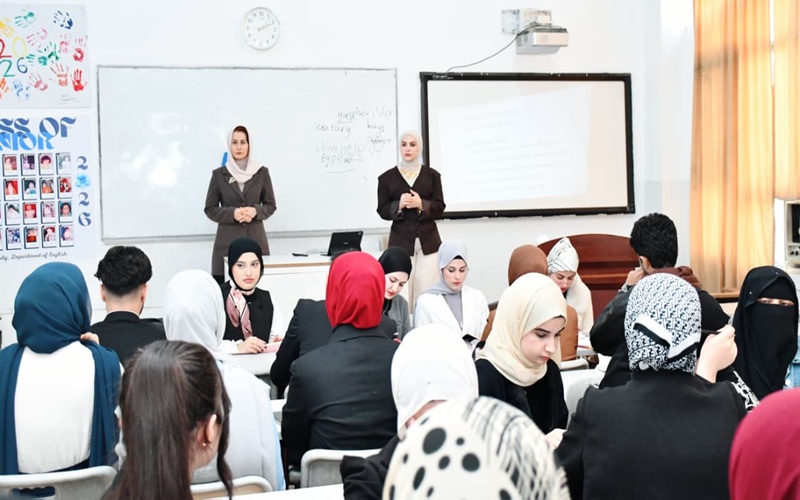 Kirkuk University organizes a course to develop English speaking skills