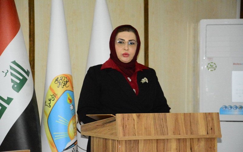 A seminar at Kirkuk University on human rights and the impact of crimes and violations on society