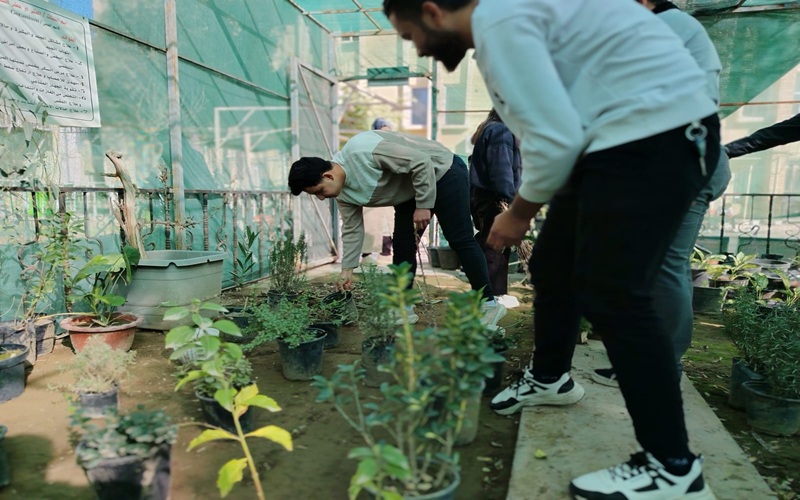 Kirkuk University launches service campaigns to support the university environment and community institutions.