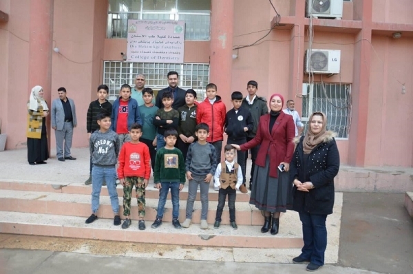 The University of Kirkuk organizes a campaign to clinically examine the children of the orphanage