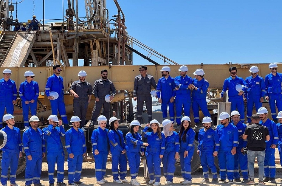The Faculty of engineering organizes a scientific visit to the North Oil Company and the Khabbaz field