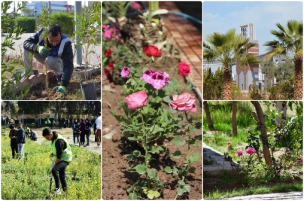 In observance of National Afforestation Day... The University of Kirkuk is launching a major campaign to tree the university&#039;s arcades and courtyards and colleges