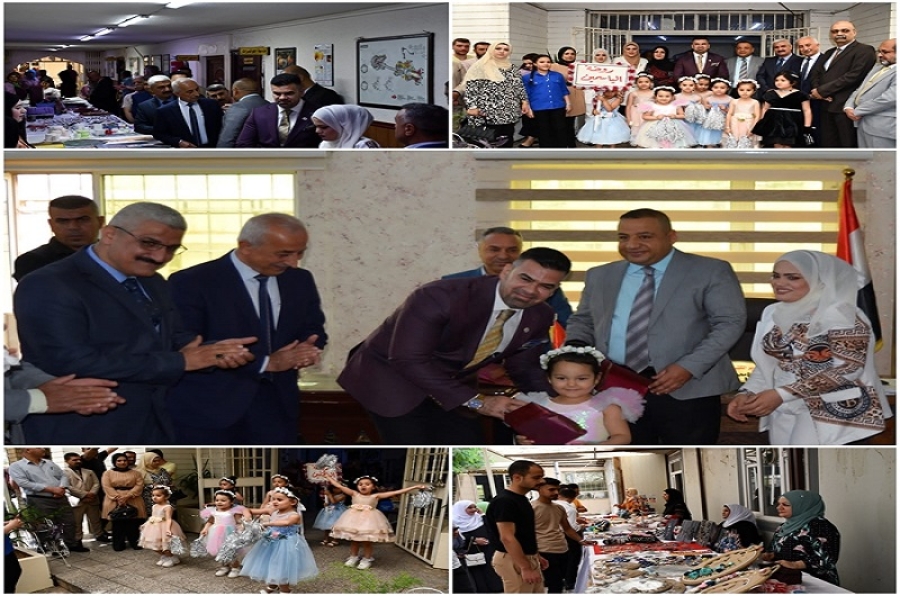In the presence of the president of the University of Kirkuk The Faculty of Agriculture al-Hawija holds a festival of handicrafts and painting