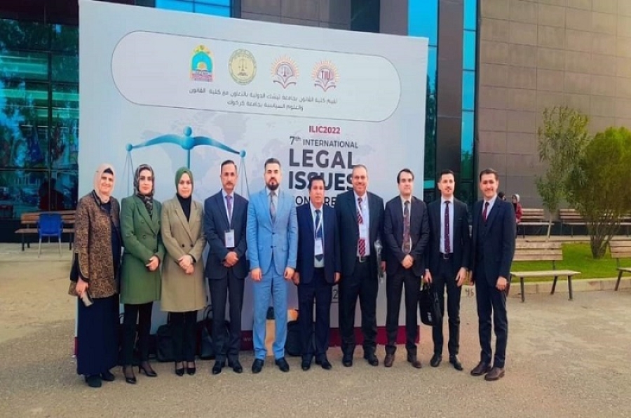 Faculty members from the University of Kirkuk participate in an international conference