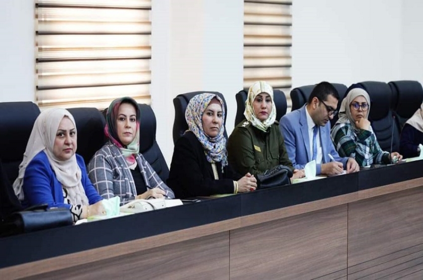 الأقسام الداخلية تشارك في اجتماع لجنة تمكين المرأة في ديوان محافظة كركوك