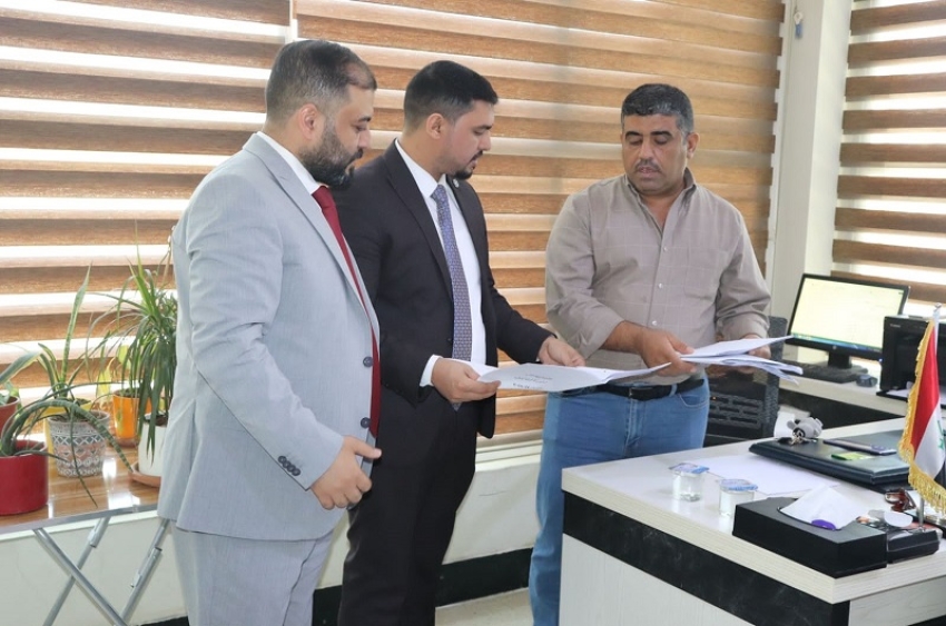 الفريق الوزاري لتقييم أداء الجامعات العراقية في ضيافة مديرية الأقسام الداخلية