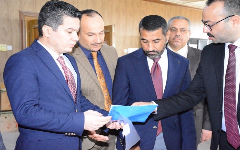 زيارة لجنة من جامعة كركوك ...