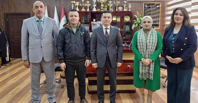 عمادة كلية القانون والعلوم السياسي تستقبل وتُكرّم موظفي الشعبة القانونية