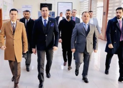 رئيس جامعة كركوك يتفقد سير امتحانات نصف السنة والمنشآت الحيوية في كلية القانون والعلوم السياسية