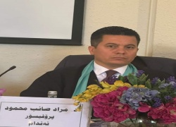 The Dean of the College of Law and Political Science participates in a membership in the committee discussing a master’s thesis at the College of Law at Sulaymaniyah University