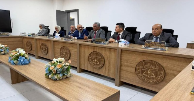 عميد كلية القانون والعلوم السياسية يشارك في فريق المقيم الوطني لتقييم الاعتماد البرامجي بجامعة البيان