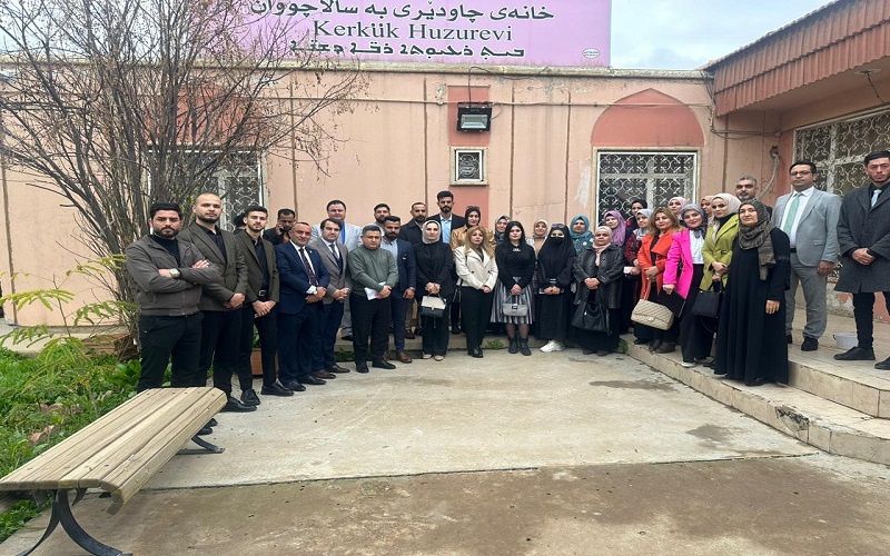 كلية القانون والعلوم السياسية تنظم زيارة ميدانية إلى دار كبار السن في محافظة كركوك