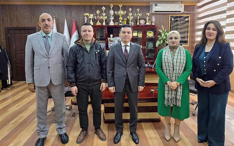 عمادة كلية القانون والعلوم السياسي تستقبل وتُكرّم موظفي الشعبة القانونية