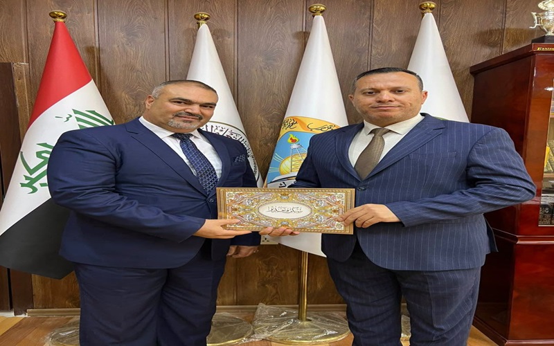 تدريسي من كلية القانون والعلوم السياسية محاضراً في دورة مقامة بمديرية الوقف الشيعي/ كركوك