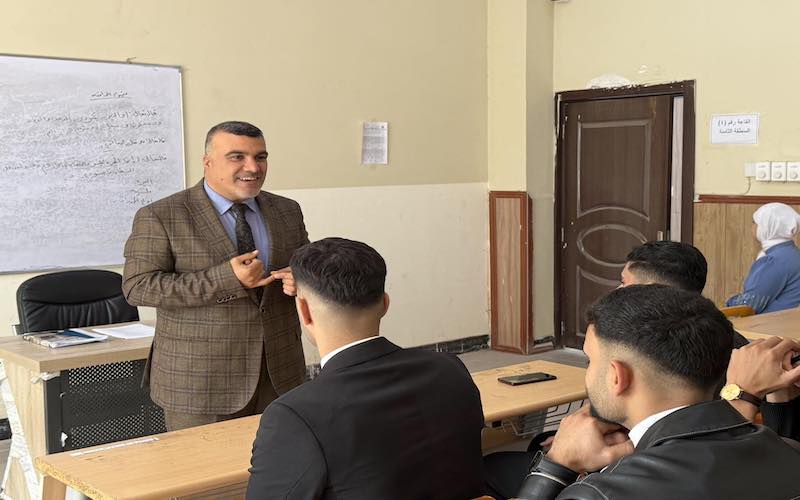 محاضرة توعوية عن انضباط الطلبة في مؤسسات التعليم العالي