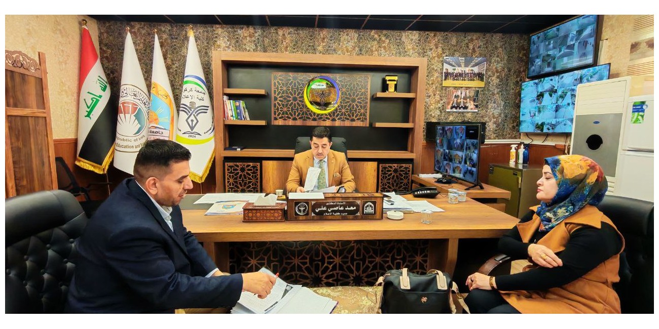 عميد كلية الإعلام يستقبل ...