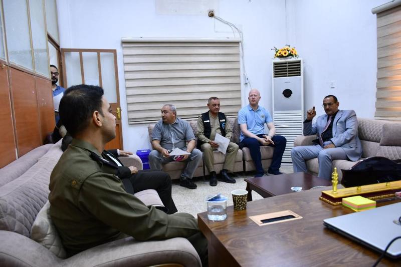 عميد كلية الإعلام بجامعة كركوك يستقبل وفدًا من قسم الإعلام في قيادة شرطة المحافظة