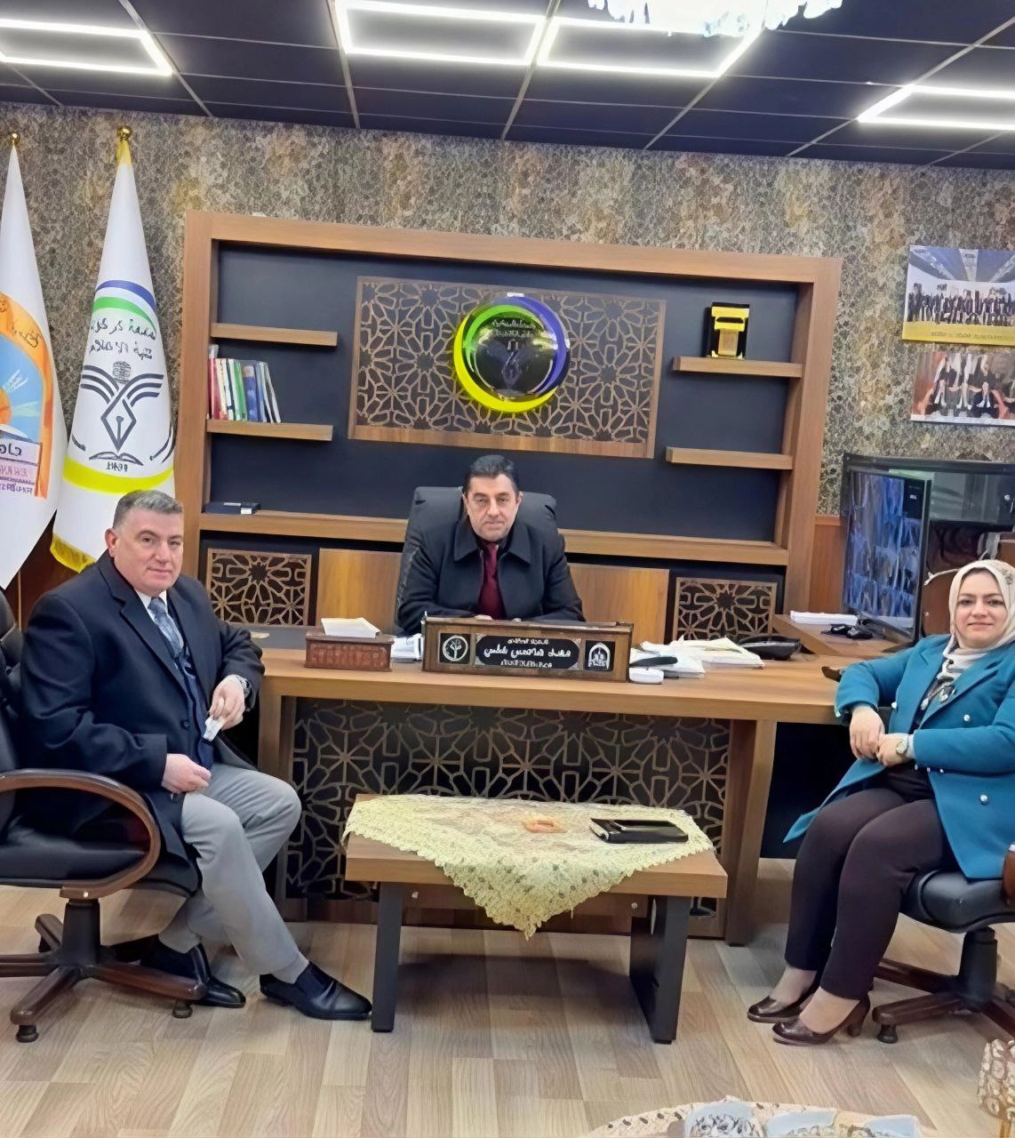 كلية الإعلام تستقبل لجنة من رئاسة الجامعة لتقييم شعبة الإرشاد النفسي الجامعي