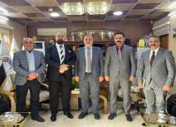 عميد كلية التمريض يستقبل اللجنة المركزية لتقييم عمل شُعَب المتابعة