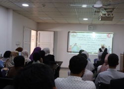 كلية التمريض تقيم ورشة عمل طلابية حول العلاقة بين التغيرات المناخية والأمن الصحي المجتمعي