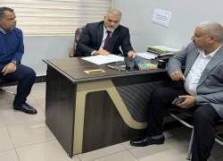 عميد كلية التمريض يتفقّد مجمع الأقسام الداخلية للطلاب