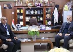 لجنة السلامة الجامعية تقيم واقع المختبرات في كلية التمريض بجامعة كركوك