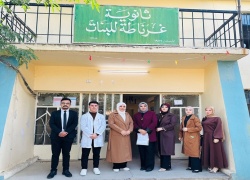 كلية التمريض تنظّم نشاطًا توعويًا حول الإنفلونزا الموسمية