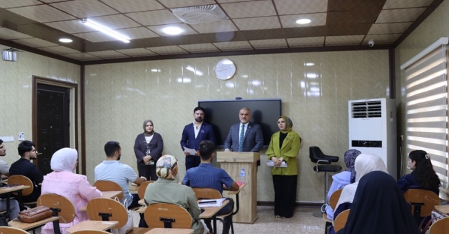 مباشرة طلبة الدراسات العليا في كلية التمريض بجامعة كركوك 2026-2027