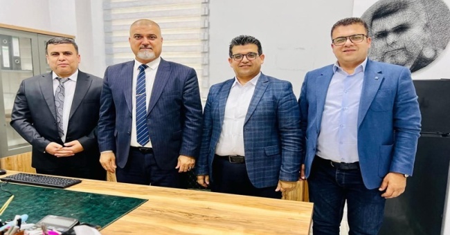 زيارة عميد كلية التمريض إلى كلية التمريض في جامعة الكتاب